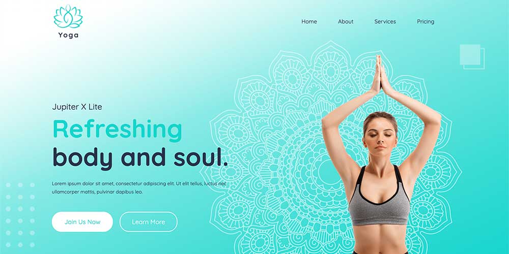 Yoga Website Template
