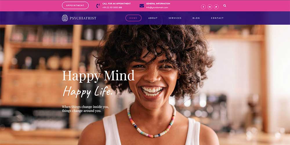 Therapy Website Template