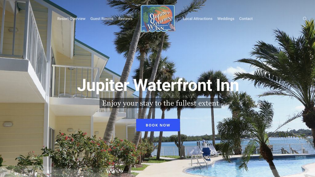 Native Website Design Jupiter Water Front Inn